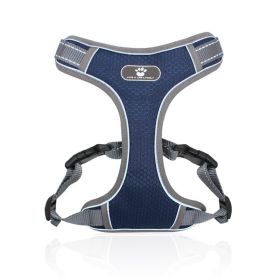 dog Harnesses; Pet Traction Rope Mesh Breathable Big Dog Chest Strap Vest Reflective Dog Rope Spot Wholesale