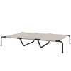 Elevated Dog Bed for Large Breeds Beige 60"L