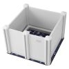 VEVOR Dog Whelping Box, 28.3 x 28.3 x 18.1in Whelping Box for Dogs and Puppies, Whelping Pen for Puppies