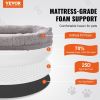 VEVOR Human Dog Bed, 72" x48"x10" Giant Human Dog Bed for Adult, Human Size Dog Bed with Washable PV Velvet Cover, Egg Orthopedic Foam, Storage Pocket