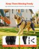 VEVOR Dog Knee Brace for Torn ACL, Dog Leg Brace with Adjustable Hinge Stabilizer, Pet Knee Support Harness for Left Hind Leg, Pain Relief