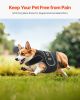 VEVOR Dog Back Brace for IVDD, Orthopedic Support Back Brace for Dogs, Adjustable Pet Back Bracer with Reflective Trim