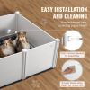 VEVOR Dog Whelping Box, 59.8 x 59.8 x 24.0in Whelping Box for Dogs and Puppies, Whelping Pen for Puppies