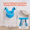 VEVOR Portable Dog Bathtub, Elevated & Foldable Space-saving Pet Shower Station with Quick Drainage