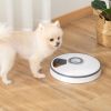 Automatic Pet Feeder 6 Meal Trays Digital LED Display for Cats Small Dogs Battery-Powered