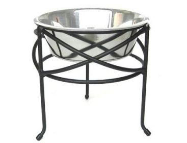 Mesh Elevated Dog Bowl  Large