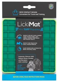 LickiMat® Mini Tuff Playdate Dog (Option: Mini Tuff Playdate Purple Dog)