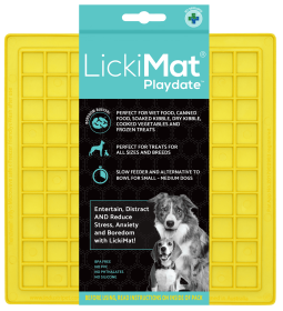 LickiMat Playdate (Option: Yellow)