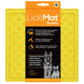 LickiMat Buddy (Option: Yellow)