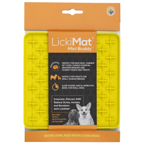 LickiMat® Mini Buddy Dog (Option: Mini Buddy Yellow Dog)