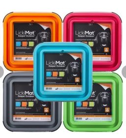 LickiMat® Outddor Keeper (Option: Outdoor Keeper Orange)