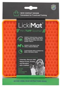 LickiMat® Mini Tuff Soother Dog (Option: Mini Tuff Soother Turquoise Dog)